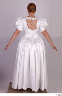  Photo Woman in historical Wedding dress 2 20th century a poses historical clothing wedding dress whole body 0005.jpg